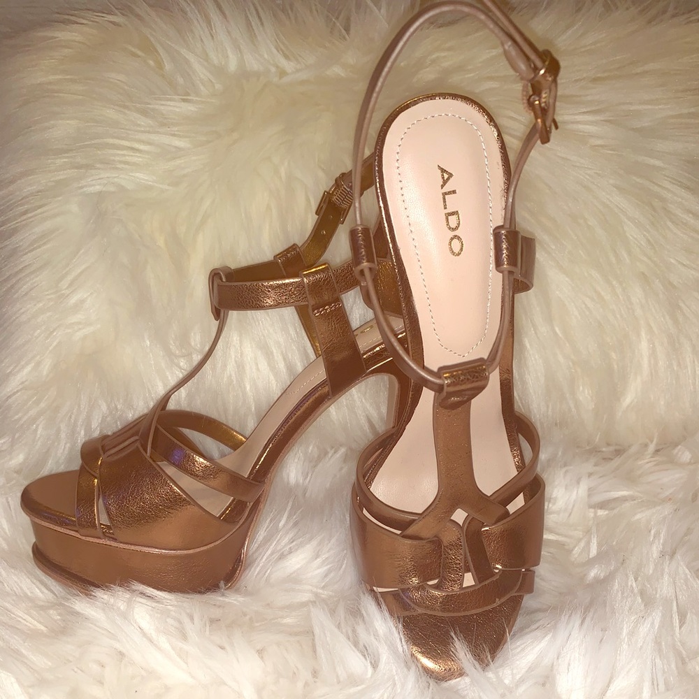 ALDO heels with platform(wore once)